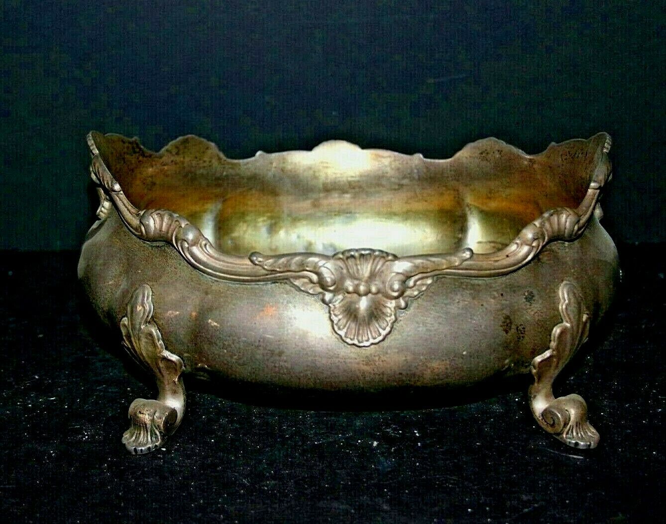 1800's Sterling Silver Footed Serving/punch Bowl By Bailey, Banks, And Biddle